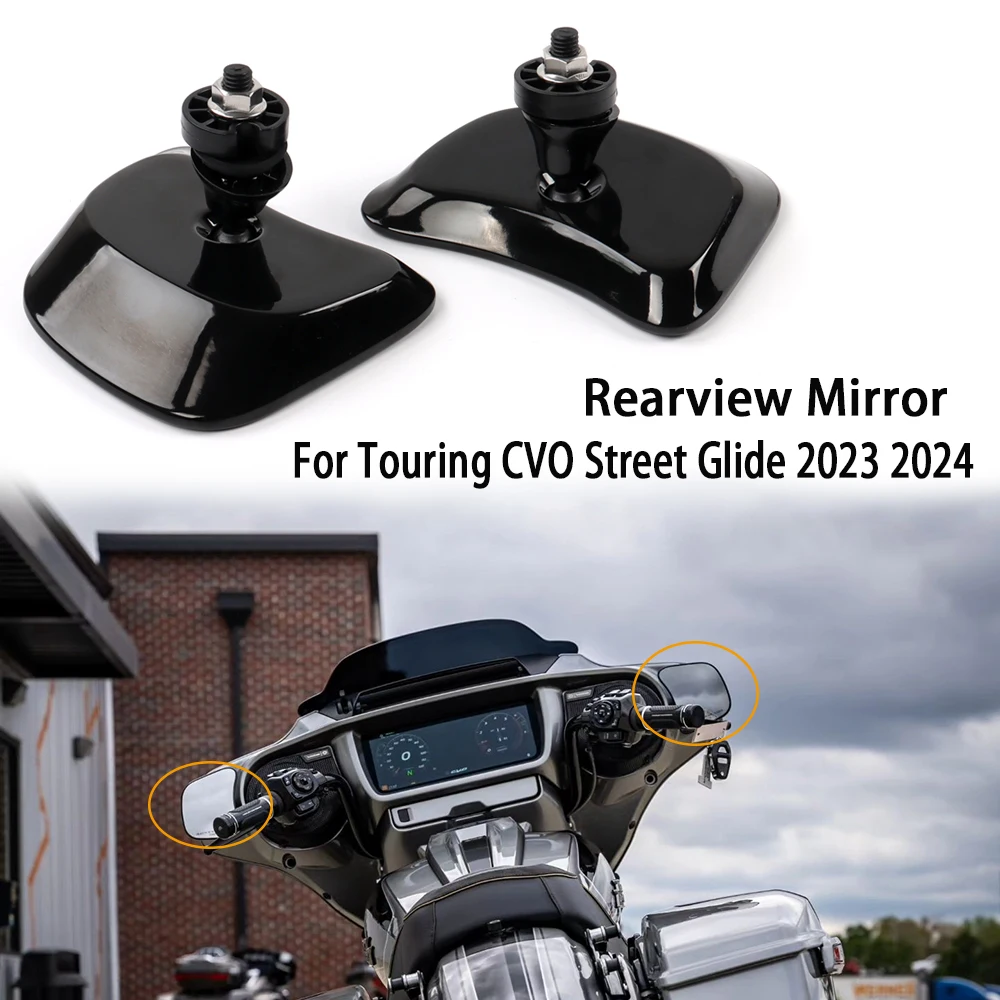 Motorcycle Rearview Rear View Mirrors Glass Back Side Mirror Right Left For Harley CVO 121 Street Glide 2023 2024 FLHXSE Models
Motorcycle Rearview Rear View Mirrors Glass Back Side Mirror Right Left For Harley CVO 121 Street Glide 2023 2024 FLHXSE Models