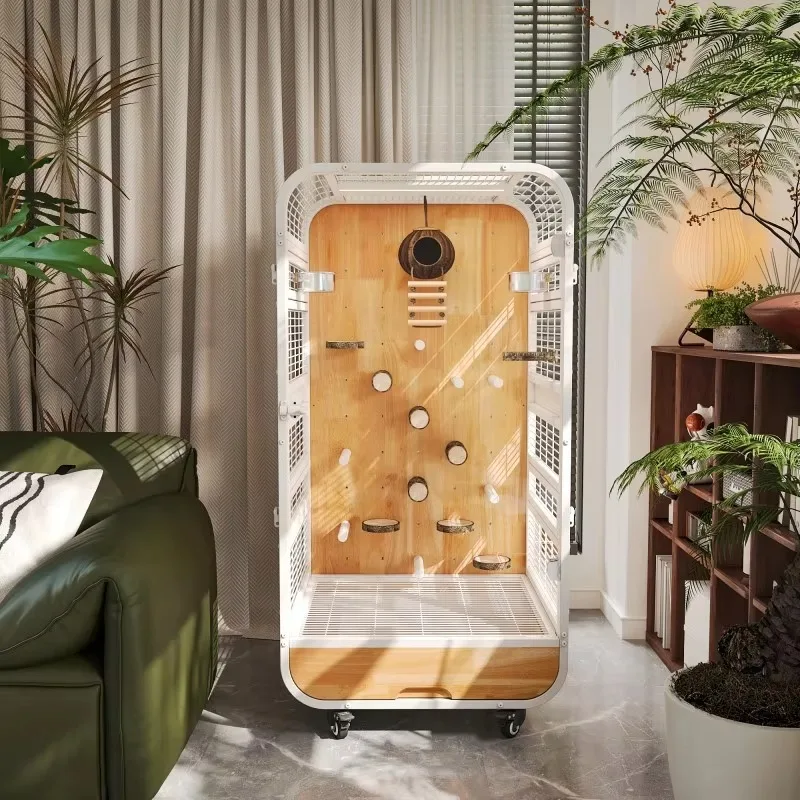 Birdcage Villa Large Parrot Special Extra Large Space Movable Solid Wood Iron Panoramic Bird Villa
Birdcage Villa Large Parrot Special Extra Large Space Movable Solid Wood Iron Panoramic Bird Villa