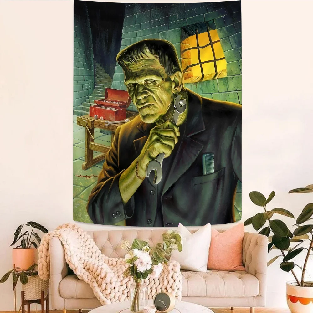 Классический гобелен Frankenstein из фильма «ужасы», украшение для дома в стиле аниме, таро, хиппи
Классический гобелен Frankenstein из фильма «ужасы», украшение для дома в стиле аниме, таро, хиппи