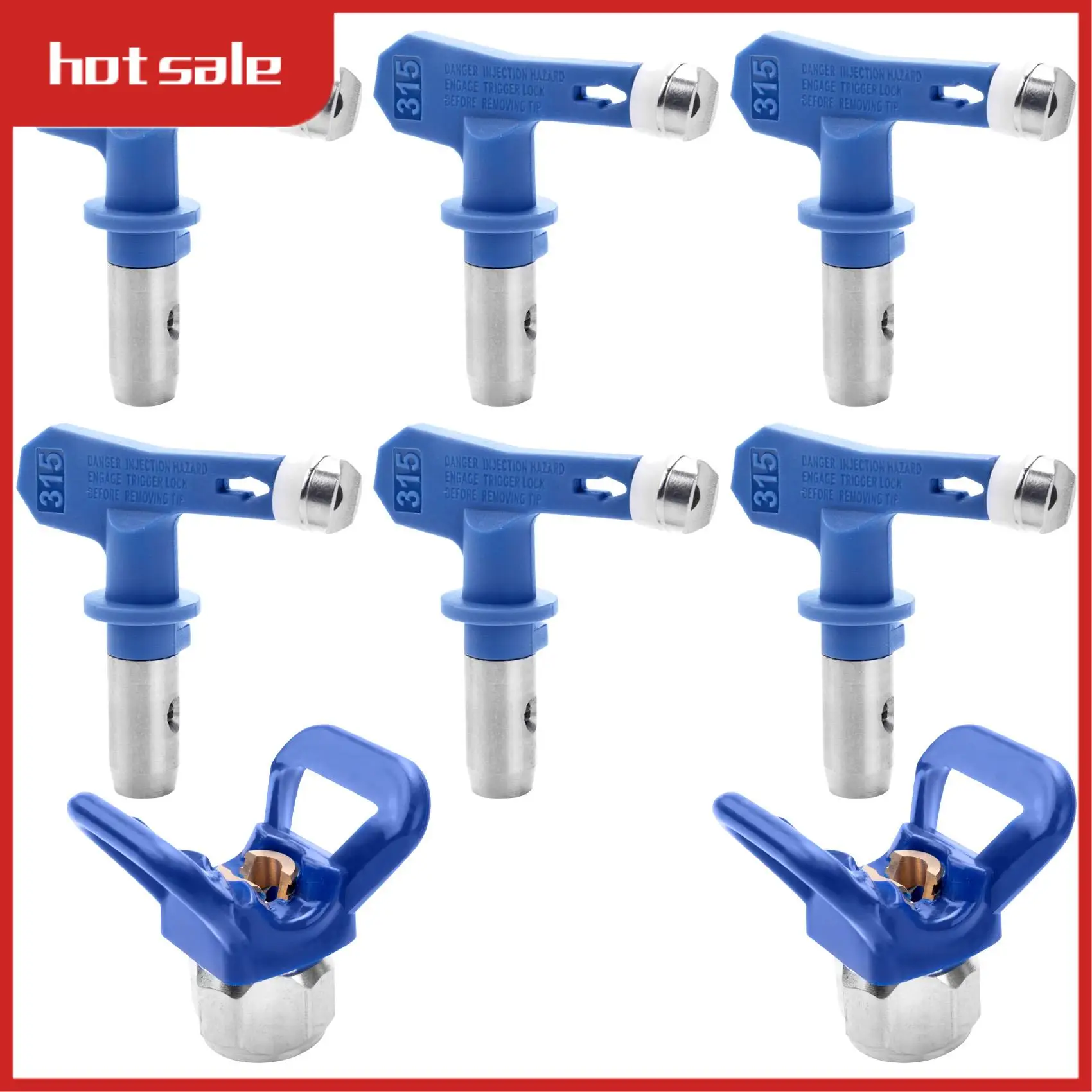AT48-Airless Paint Nozzles Set,Reversible Spray Tips Airless Paint Sprayer Nozzle Tips Airless Sprayer Spraying Machine Parts
AT48-Airless Paint Nozzles Set,Reversible Spray Tips Airless Paint Sprayer Nozzle Tips Airless Sprayer Spraying Machine Parts