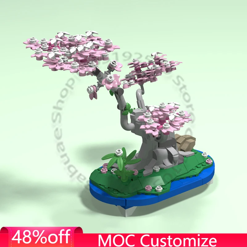 Набор из 401 детали: Модульная конструкторная модель «Парные бонсай сакуры» с синим подносом (MOC), креативный конструктор для мальчиков, подарок на праздник
Набор из 401 детали: Модульная конструкторная модель «Парные бонсай сакуры» с синим подносом (MOC), креативный конструктор для мальчиков, подарок на праздник