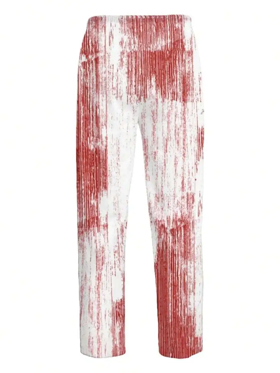 Red Abstract Brush Stroke Print Mens Casual Straight Trousers Daily Wear
Red Abstract Brush Stroke Print Mens Casual Straight Trousers Daily Wear