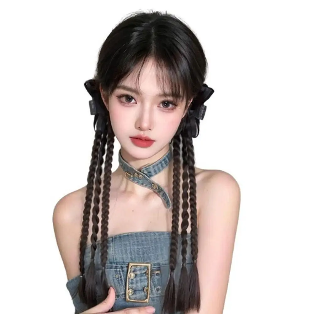 Ponytail Hairpin Retro Y2K Style Design One-click Clip Twisted Resistant Synthetic Braids Fixing 2pcs/set Heat G0T0 
Ponytail Hairpin Retro Y2K Style Design One-click Clip Twisted Resistant Synthetic Braids Fixing 2pcs/set Heat G0T0