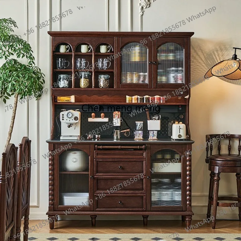 Retro style all solid wood dining side cabinet French medieval dining room integrated storage against the wall, living room,
Retro style all solid wood dining side cabinet French medieval dining room integrated storage against the wall, living room,