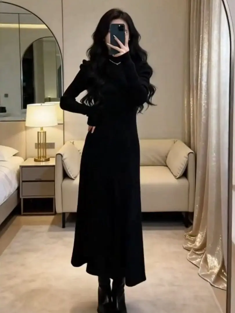 plus Size Knitted Long Sve Dr Women's Waist Cinching Slimming Hide Meat Personali Inner Wear Sweater Long Dr
plus Size Knitted Long Sve Dr Women's Waist Cinching Slimming Hide Meat Personali Inner Wear Sweater Long Dr