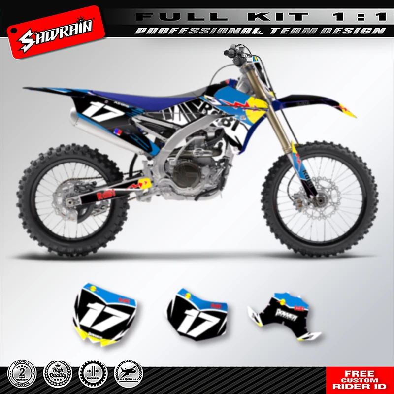 Sawrain Custom Motorcycle Graphics Decal Stickers Kits For Yamaha YZF250 2014-2018 YZF250X 2015-2019 WRF250 YZF450 2014-2017
Sawrain Custom Motorcycle Graphics Decal Stickers Kits For Yamaha YZF250 2014-2018 YZF250X 2015-2019 WRF250 YZF450 2014-2017