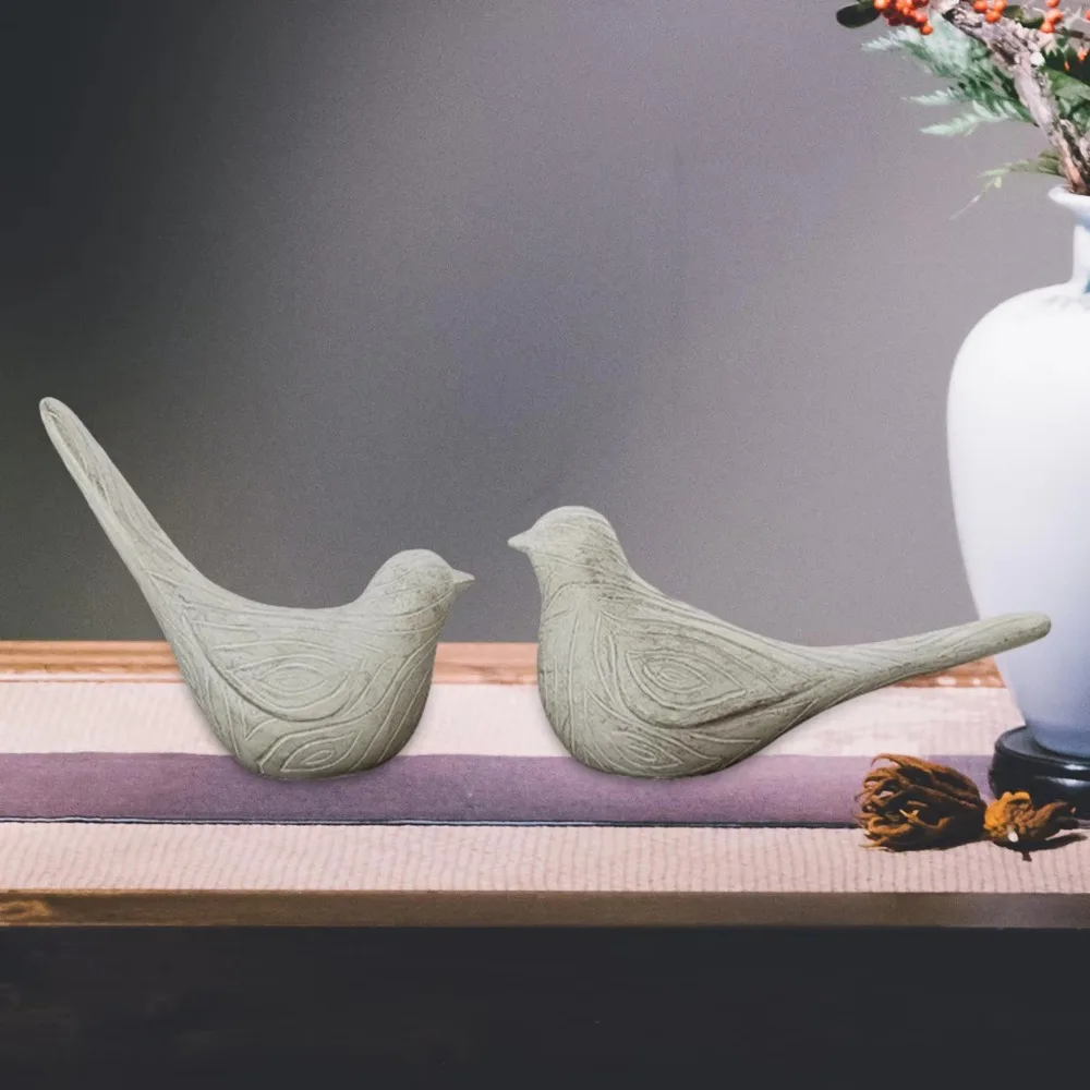 2Pcs/set Carving Pattern Resin Birds Figurines Cute Exquisite Garden Birds Sculpture Cartoon Desktop Animal Ornaments Weddings
2Pcs/set Carving Pattern Resin Birds Figurines Cute Exquisite Garden Birds Sculpture Cartoon Desktop Animal Ornaments Weddings
