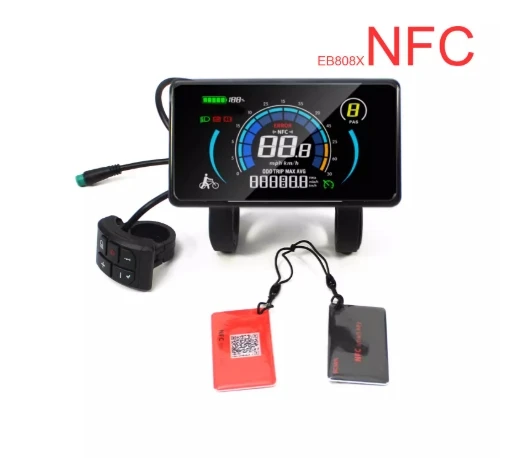 Accessories4inch LCD Meter for E 24V to72V Voltage NFC Power On Off Light Sensor System 808 Display Speed Odometer Battery Gauge
Accessories4inch LCD Meter for E 24V to72V Voltage NFC Power On Off Light Sensor System 808 Display Speed Odometer Battery Gauge