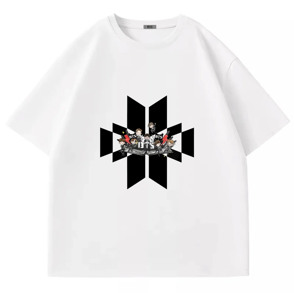 Y2K BTS BT21 Printed Casual T Shirt Summer Fashion Harajuku Loose Short Sleeve Tops Parent-child Matching Outfit for Daily Wear
Y2K BTS BT21 Printed Casual T Shirt Summer Fashion Harajuku Loose Short Sleeve Tops Parent-child Matching Outfit for Daily Wear