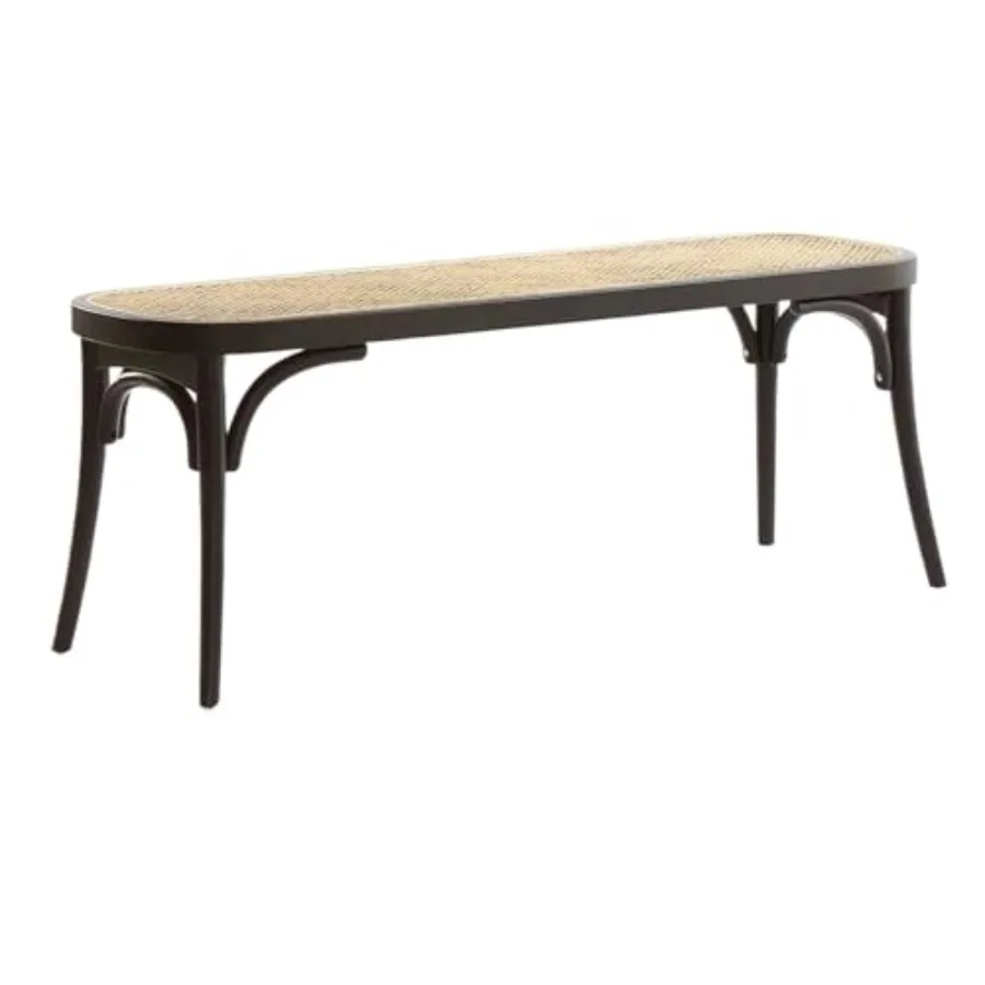 Modern Decor Bench Rattan Chair Bench Solid Wood Dining Home Leisure Natural Bedside Stool Shoe for Hallway Black
Modern Decor Bench Rattan Chair Bench Solid Wood Dining Home Leisure Natural Bedside Stool Shoe for Hallway Black