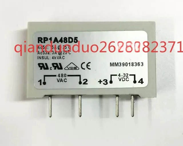 RP1A48D5 Suitable for small DC controlled AC solid state relay SSR of Jiale circuit board
RP1A48D5 Suitable for small DC controlled AC solid state relay SSR of Jiale circuit board