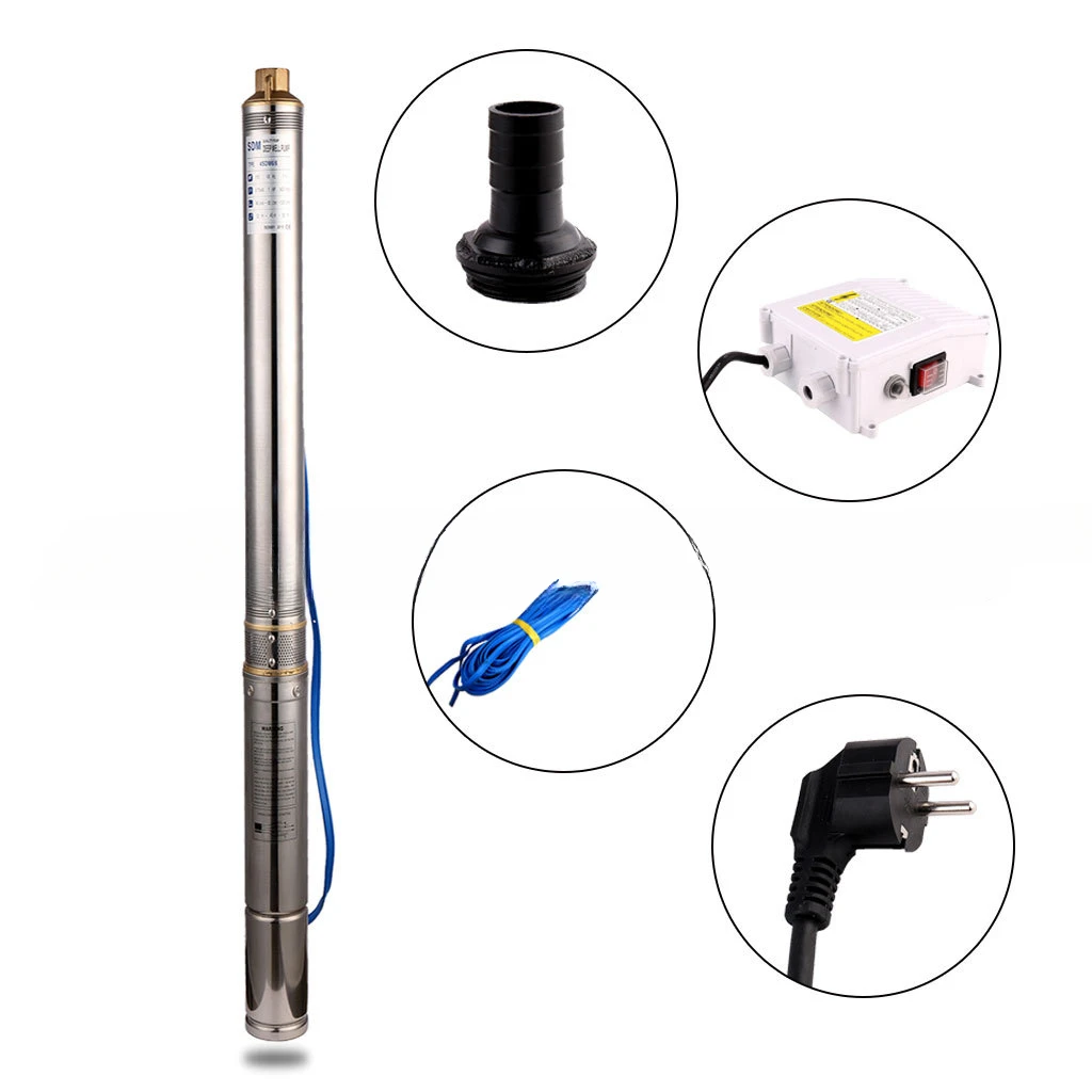 Cross-Border Factory Direct Sales 3 "Deep Well Stainless-Steel Submersible Pump 0.5Hp Floating Impeller 220V Household
Cross-Border Factory Direct Sales 3 "Deep Well Stainless-Steel Submersible Pump 0.5Hp Floating Impeller 220V Household