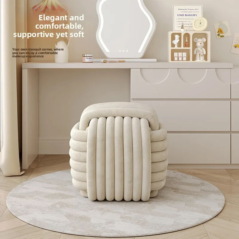Cream Style Solid Wood Footstool High Density Sponge Seat Portable Bedroom Shoe Changing Stool Sturdy Load Bearing Furniture
Cream Style Solid Wood Footstool High Density Sponge Seat Portable Bedroom Shoe Changing Stool Sturdy Load Bearing Furniture