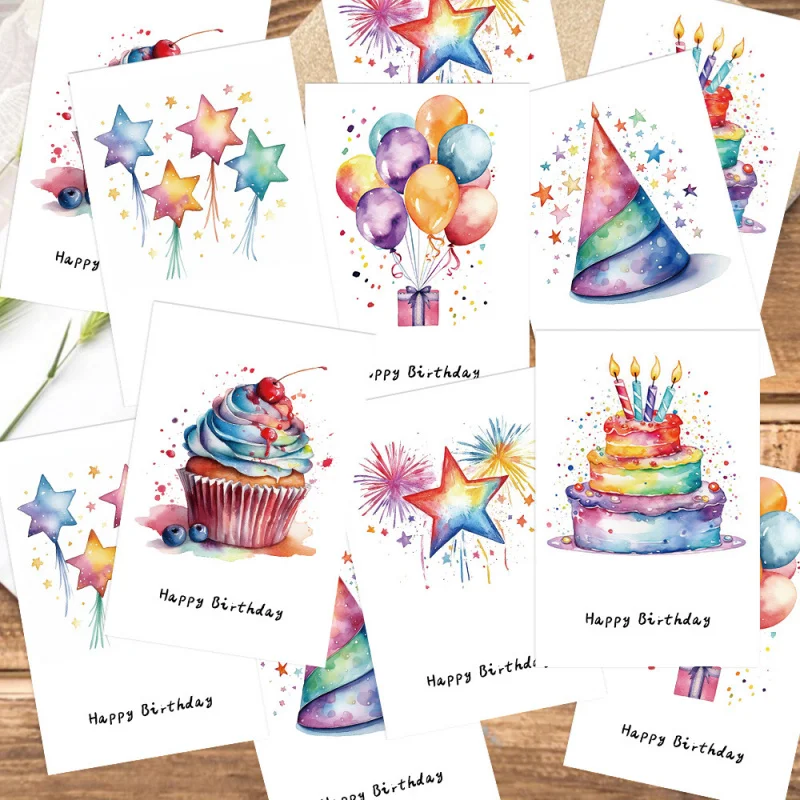 Custom. New European and American Style Hand-drawn Ins Children's Birthday Card Watercolor Blank Handwritten with Envelope Bless
Custom. New European and American Style Hand-drawn Ins Children's Birthday Card Watercolor Blank Handwritten with Envelope Bless