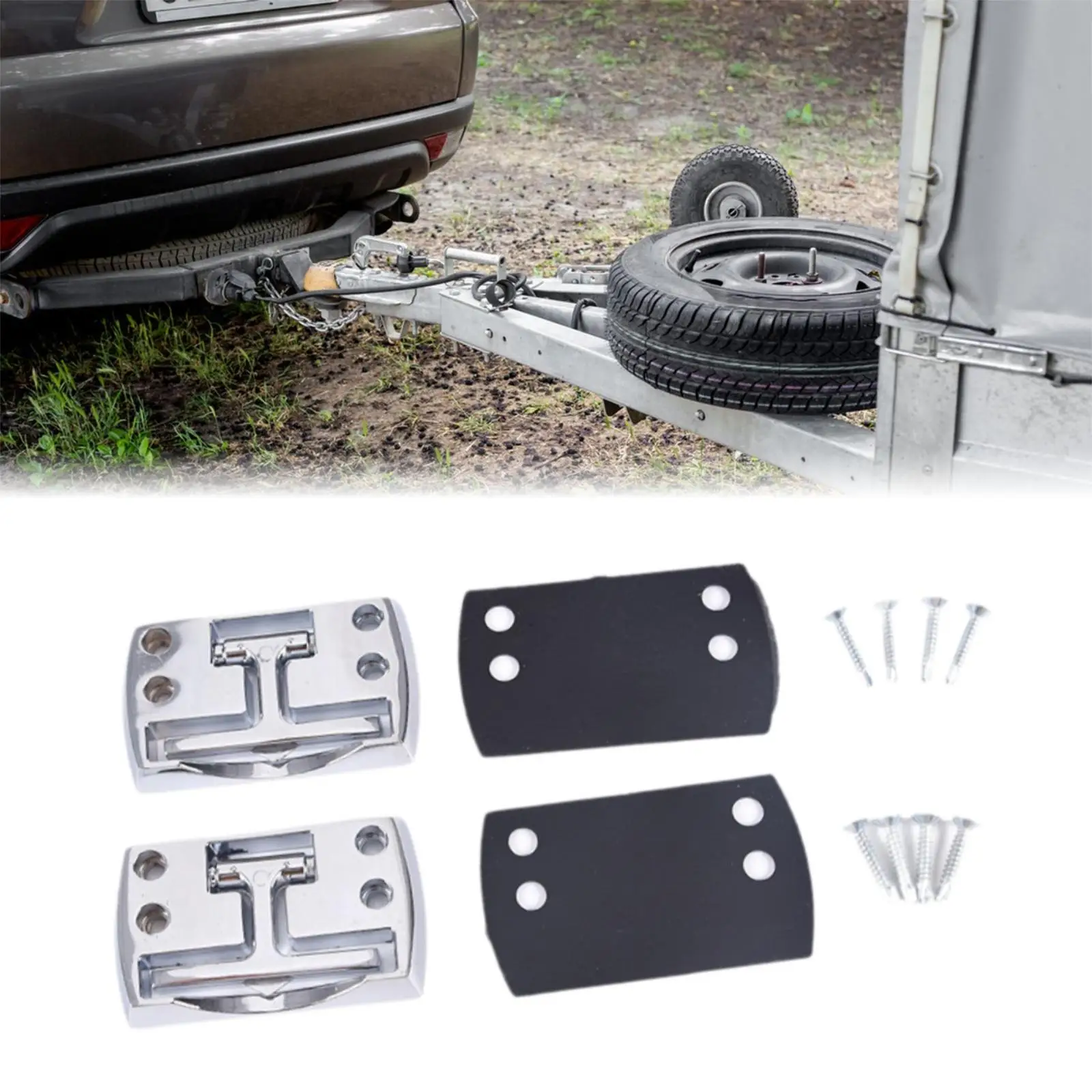 Zinc Alloy Truck Tie Down Anchor Hooks Heavy Duty Folding Design for Towing Equipment Trailer Safety Strap Hooks
Zinc Alloy Truck Tie Down Anchor Hooks Heavy Duty Folding Design for Towing Equipment Trailer Safety Strap Hooks