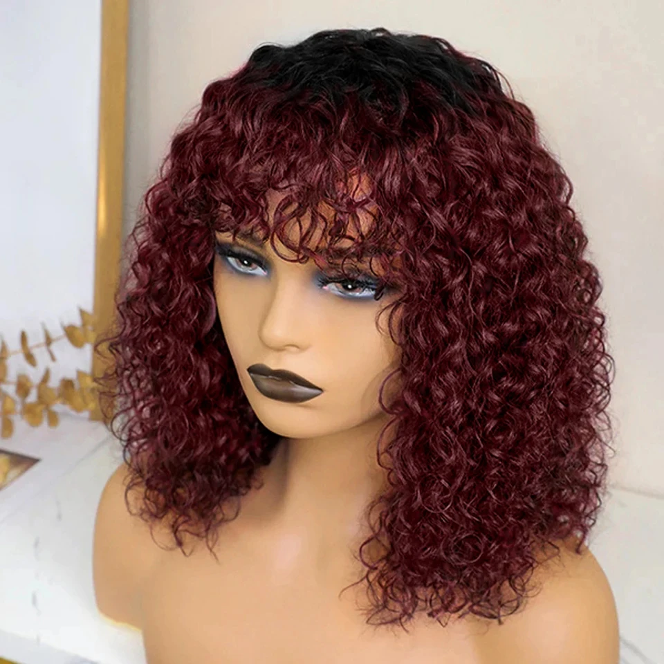 Jerry Curly Short Bob Human Hair Wigs With Bangs Wear To Go Glueless Wig Highlight Honey Water Wave Blonde Colored Wig For Women
Jerry Curly Short Bob Human Hair Wigs With Bangs Wear To Go Glueless Wig Highlight Honey Water Wave Blonde Colored Wig For Women