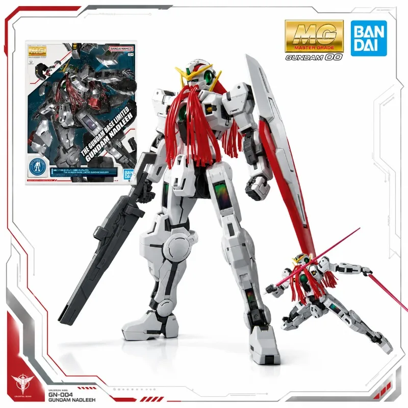 Bandai Original MG 1/100 Gundam Base Limited Nadleeh 00 Trans-Am Mecha Armor Purge Plastic Model Kit Special Rare Toy Figures
Bandai Original MG 1/100 Gundam Base Limited Nadleeh 00 Trans-Am Mecha Armor Purge Plastic Model Kit Special Rare Toy Figures