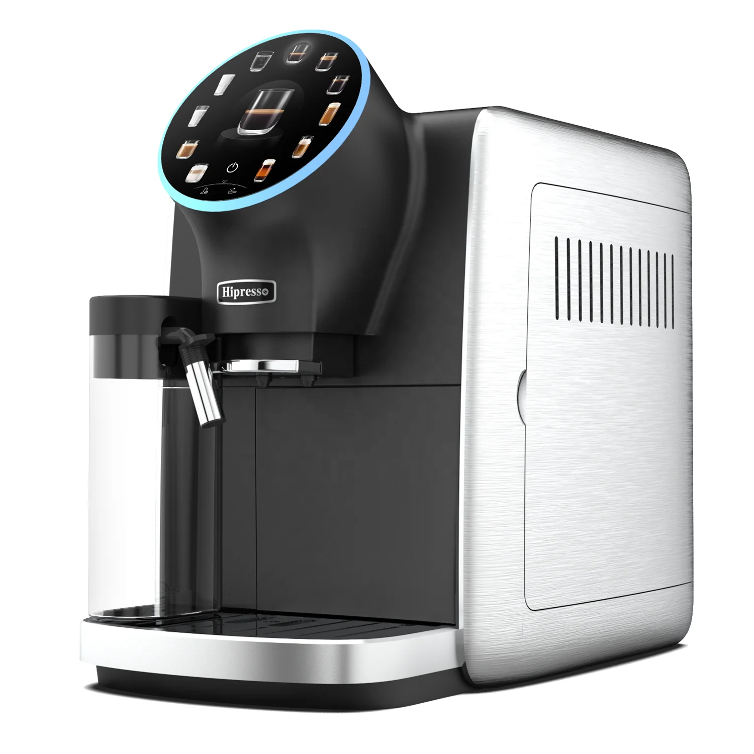 Intelligent Round Screen Italian Pump Automatic Coffee Machines With 19 Bars Pressure DIY Coffee
Intelligent Round Screen Italian Pump Automatic Coffee Machines With 19 Bars Pressure DIY Coffee