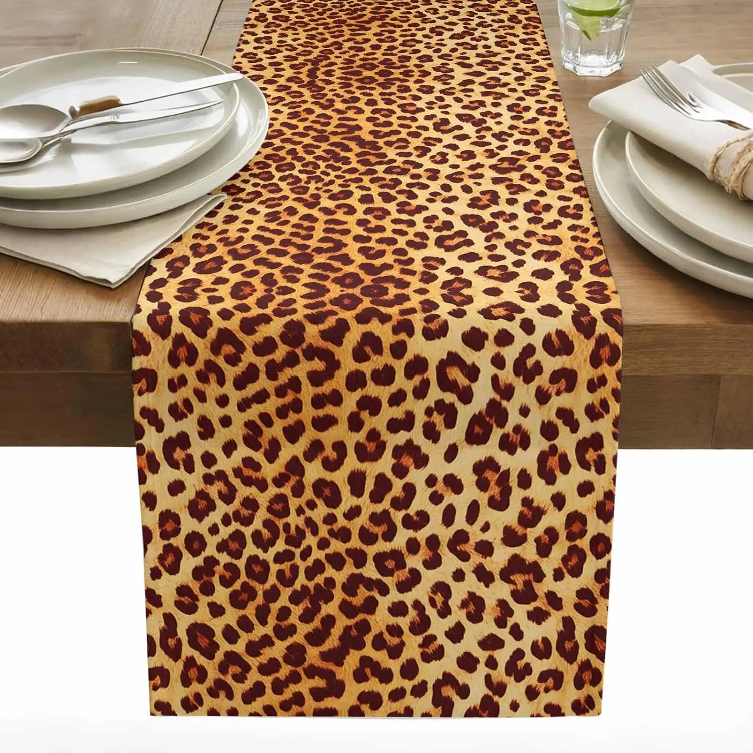 Декоративная льняная дорожка для стола «Дикий леопард» для праздничных мероприятий, винтажный узор «кожа леопарда», для украшения обеденного стола
Декоративная льняная дорожка для стола «Дикий леопард» для праздничных мероприятий, винтажный узор «кожа леопарда», для украшения обеденного стола