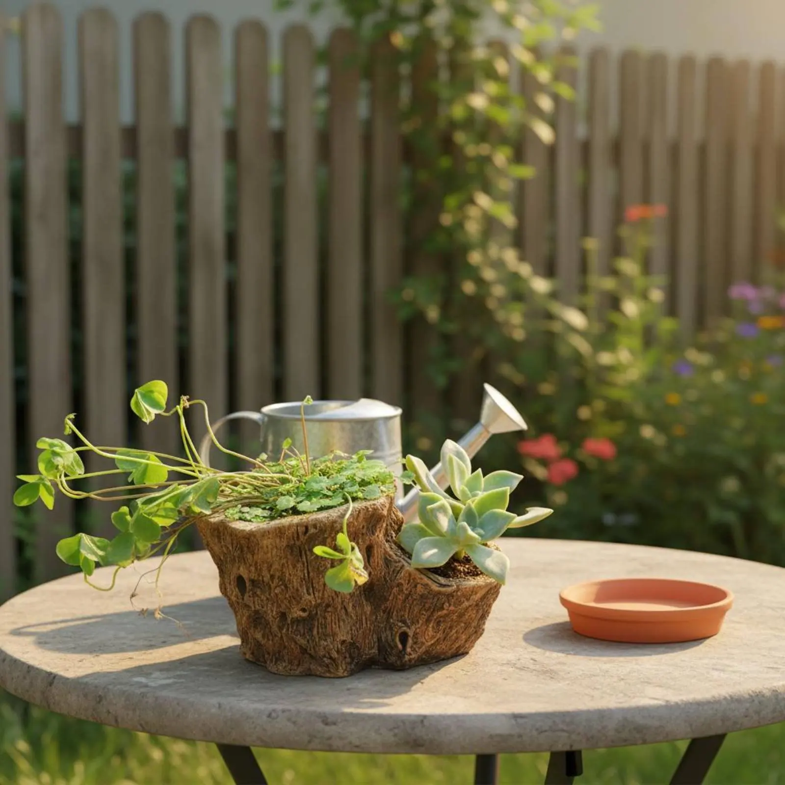 Faux Wood Tree Root Pot Long-Lasting Material Rustic Tree Root Pot Rustic Driftwood Planter Weather Resistant for Desktop
Faux Wood Tree Root Pot Long-Lasting Material Rustic Tree Root Pot Rustic Driftwood Planter Weather Resistant for Desktop