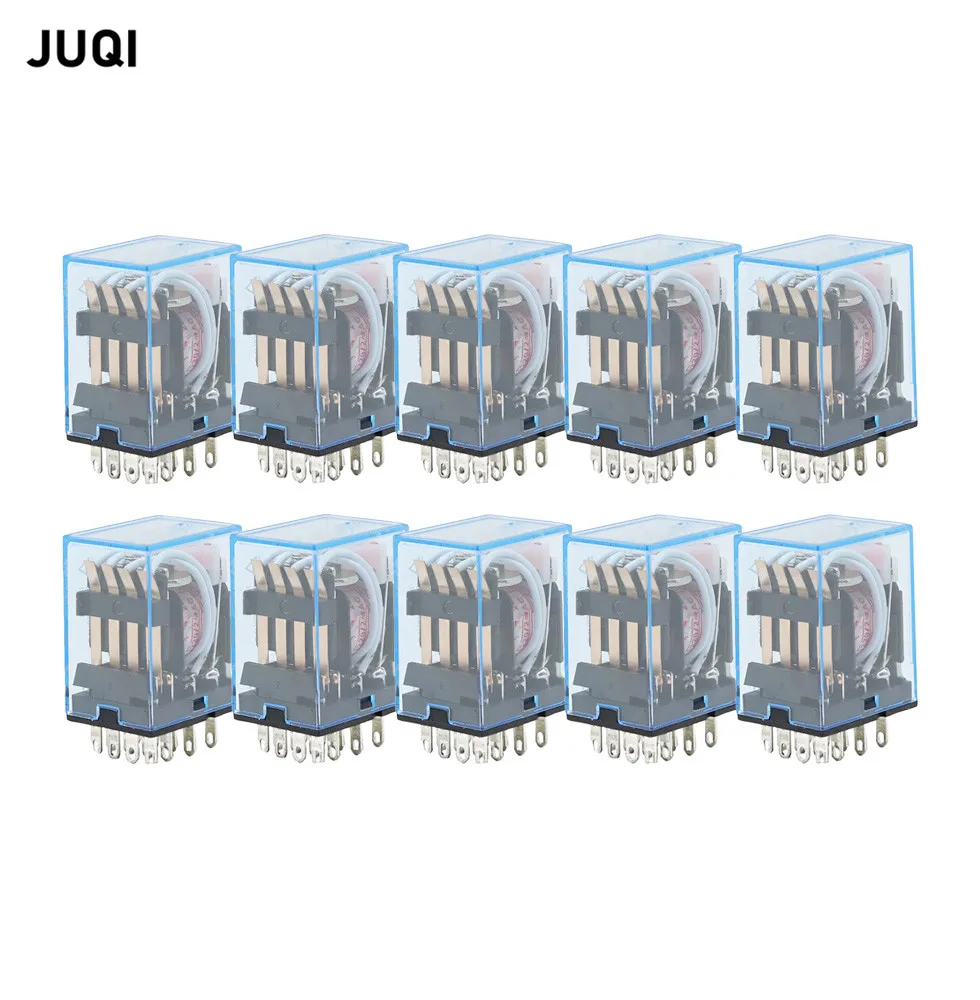 10PCS MY4NJ small Electromagnetic General Purpose 14 pins Relay DC 12V 24V 36V 48V 110V 220V 380V Coil 4NO 4NC
10PCS MY4NJ small Electromagnetic General Purpose 14 pins Relay DC 12V 24V 36V 48V 110V 220V 380V Coil 4NO 4NC
