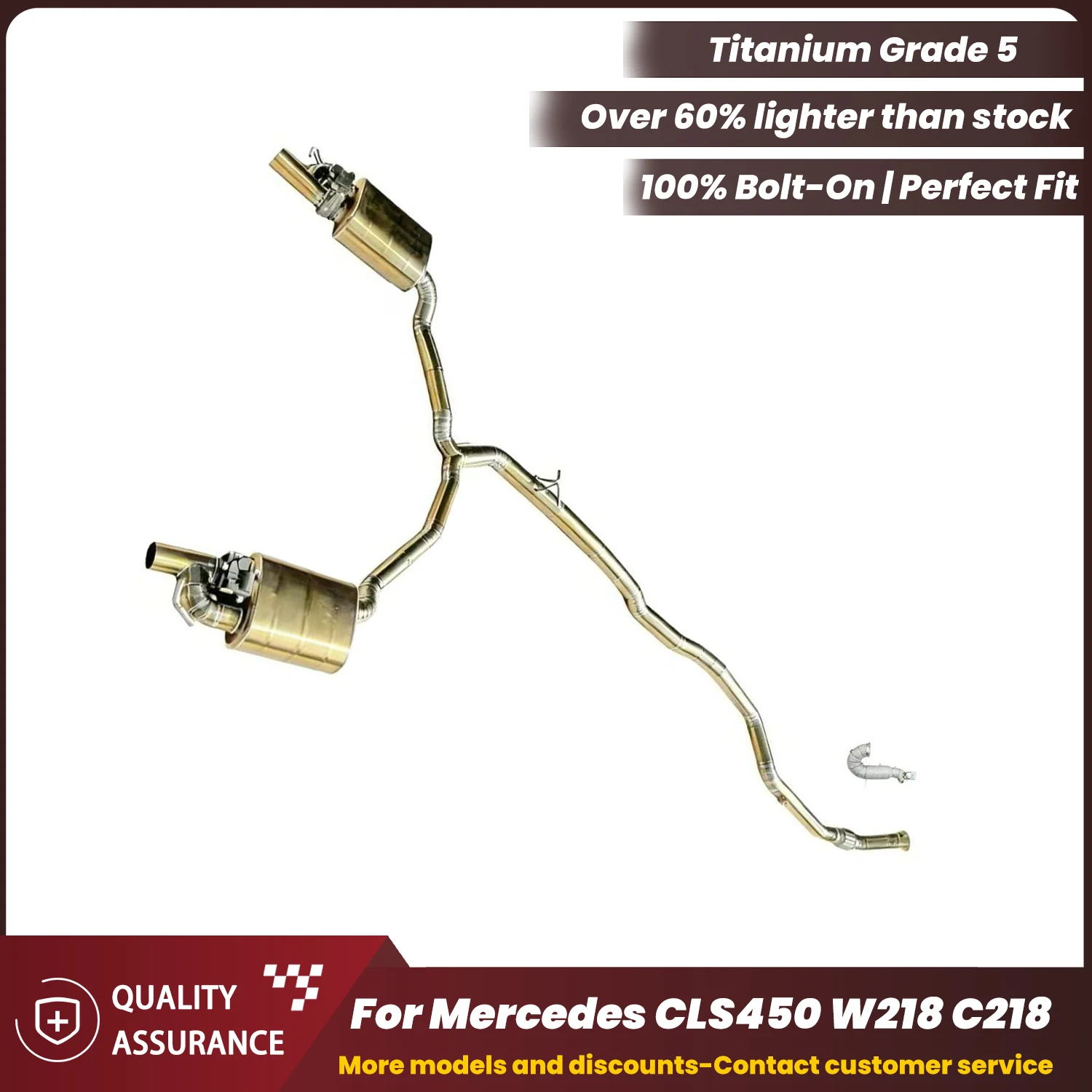 Track-Inspired ECCF Titanium Catback With Downpipe For Mercedes CLS450 W218 C218 Aggressive Sound Unlock True Performance
Track-Inspired ECCF Titanium Catback With Downpipe For Mercedes CLS450 W218 C218 Aggressive Sound Unlock True Performance