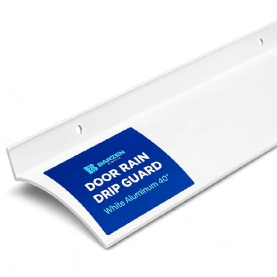Exterior Door Ra Drip Guard - Over Door Drip Cap Ra Deflector for Wdows and Doors - 2.5 ch Wide, Long, Universal Fit - Aluminum
Exterior Door Ra Drip Guard - Over Door Drip Cap Ra Deflector for Wdows and Doors - 2.5 ch Wide, Long, Universal Fit - Aluminum