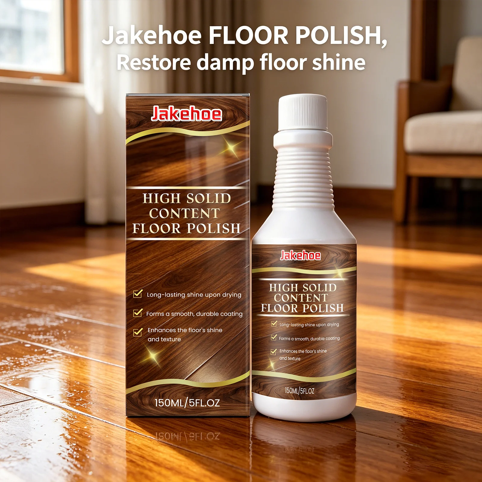 High Solid Content Floor Polish Repair Scratches Enhance Floor Texture & Luster Form Durable Protective Layer Floor Repair Agent
High Solid Content Floor Polish Repair Scratches Enhance Floor Texture & Luster Form Durable Protective Layer Floor Repair Agent