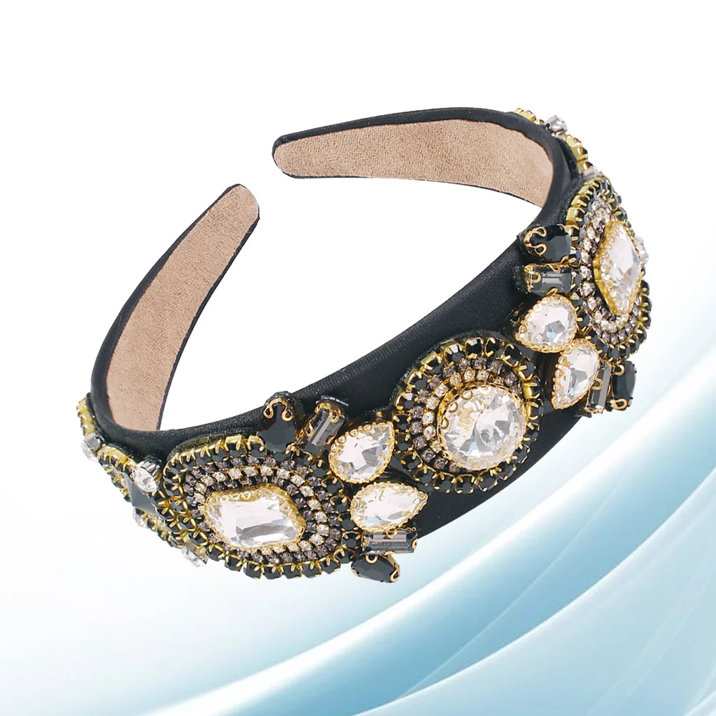 1Pcs Glass Rhinestone Headband Wide Fashion Hair Hoop for Women Elegant Daily Party Wear Vintage Style Rhinestone Hair Accessory
1Pcs Glass Rhinestone Headband Wide Fashion Hair Hoop for Women Elegant Daily Party Wear Vintage Style Rhinestone Hair Accessory