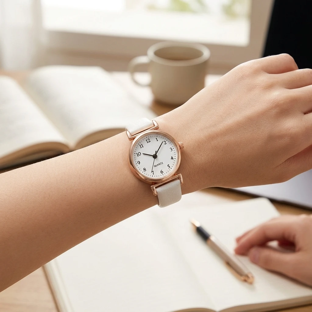 Women's Quartz-Watch PU Leather Strap Small Dial Analog Timepiece with Clear Arabic Numerals for Students Exam Casual Business
Women's Quartz-Watch PU Leather Strap Small Dial Analog Timepiece with Clear Arabic Numerals for Students Exam Casual Business