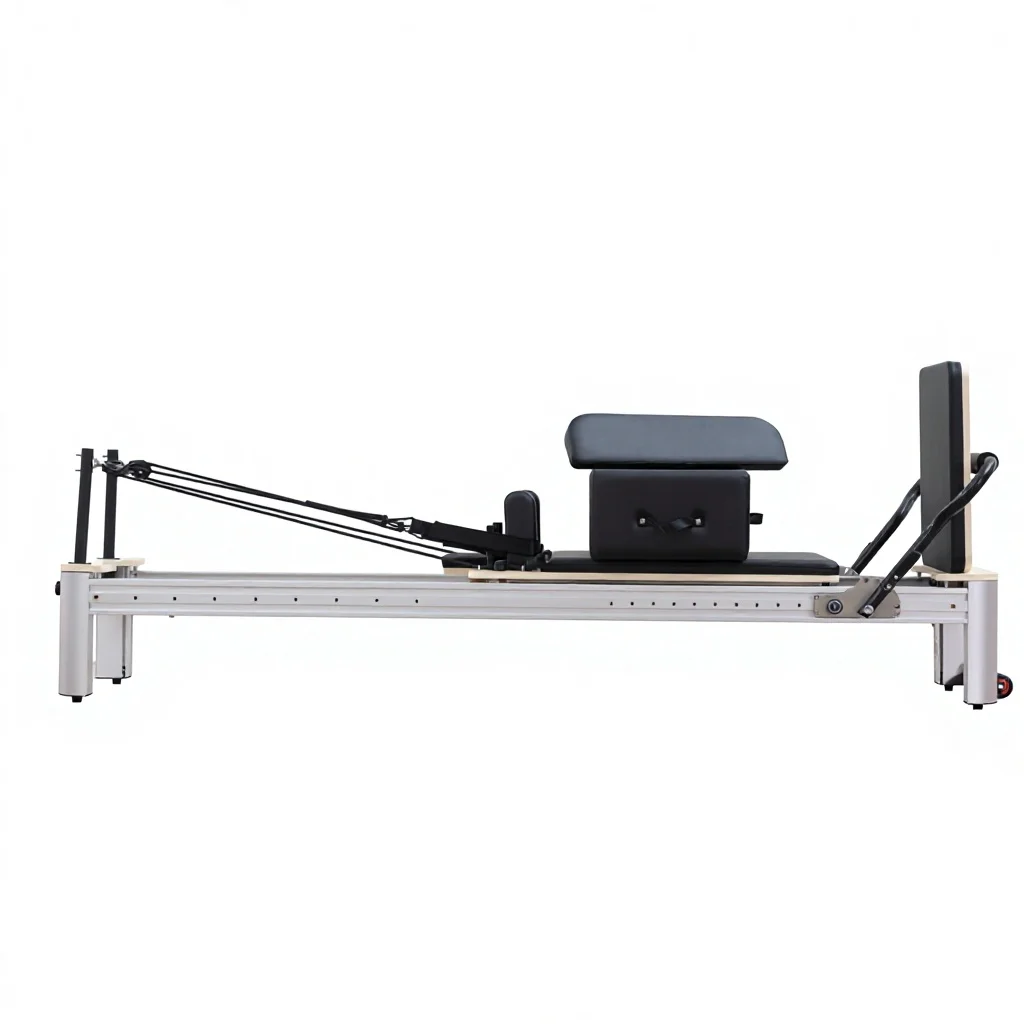 CE Certificate Studio/Home Training Bed Full Track Pilates Reformer Black Aluminum Pilates Equipment Reformer for Yoga Studio
CE Certificate Studio/Home Training Bed Full Track Pilates Reformer Black Aluminum Pilates Equipment Reformer for Yoga Studio