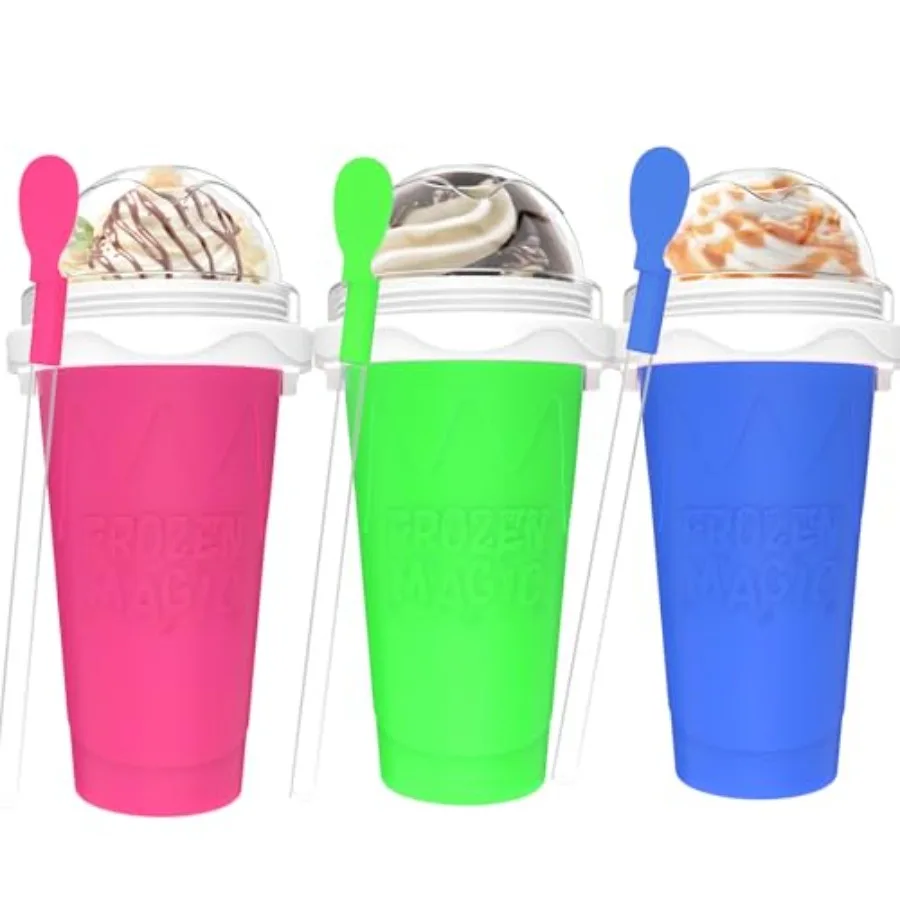3PCS Slushie Maker Cup - DIY Magic Quick Frozen Smoothies Cups for Homemade Milk Shake Ice Cream Maker, Portable Cooling Cup, D
3PCS Slushie Maker Cup - DIY Magic Quick Frozen Smoothies Cups for Homemade Milk Shake Ice Cream Maker, Portable Cooling Cup, D
