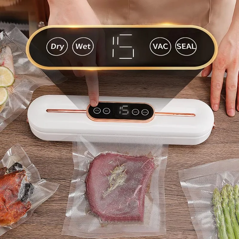 Electric plastic vacuum food sealing machine 
Electric plastic vacuum food sealing machine