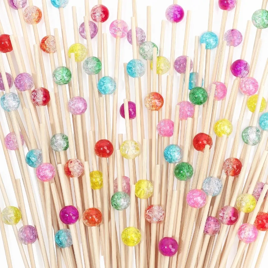 200PCS Cocktail Picks Colored Pearl Fay Toothpicks for Appetizers 4.7 IN Long Decorative Bamboo Skewers Wooden Garnish Sticks f
200PCS Cocktail Picks Colored Pearl Fay Toothpicks for Appetizers 4.7 IN Long Decorative Bamboo Skewers Wooden Garnish Sticks f