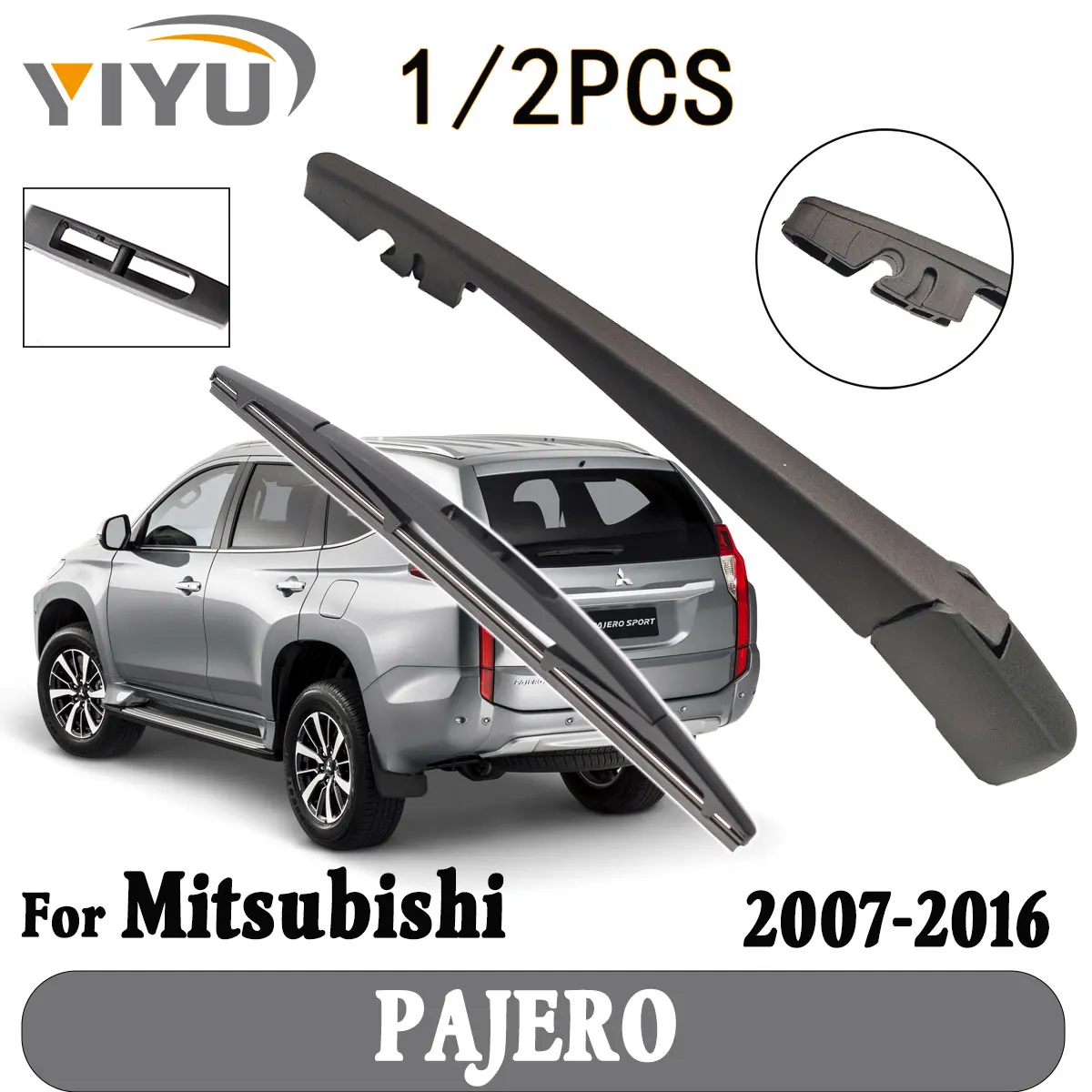 1/2PCS Rear Wiper Blade Wiper Arm Windshield Windscreen Clean Tailgate Window Car Rain Brush For Mitsubishi PAJERO 2007--2016
1/2PCS Rear Wiper Blade Wiper Arm Windshield Windscreen Clean Tailgate Window Car Rain Brush For Mitsubishi PAJERO 2007--2016