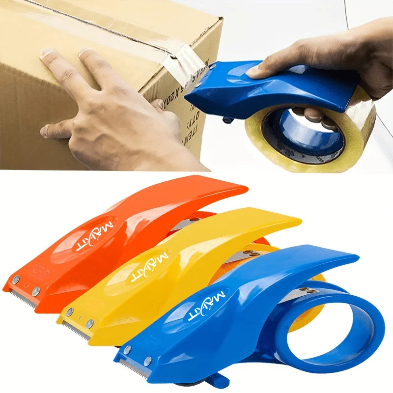 Makit 1pc NewShark Multi-Color Tape Dispenser, Heavy-duty body with precision cutting blade, ergonomic comfortable grip design
Makit 1pc NewShark Multi-Color Tape Dispenser, Heavy-duty body with precision cutting blade, ergonomic comfortable grip design