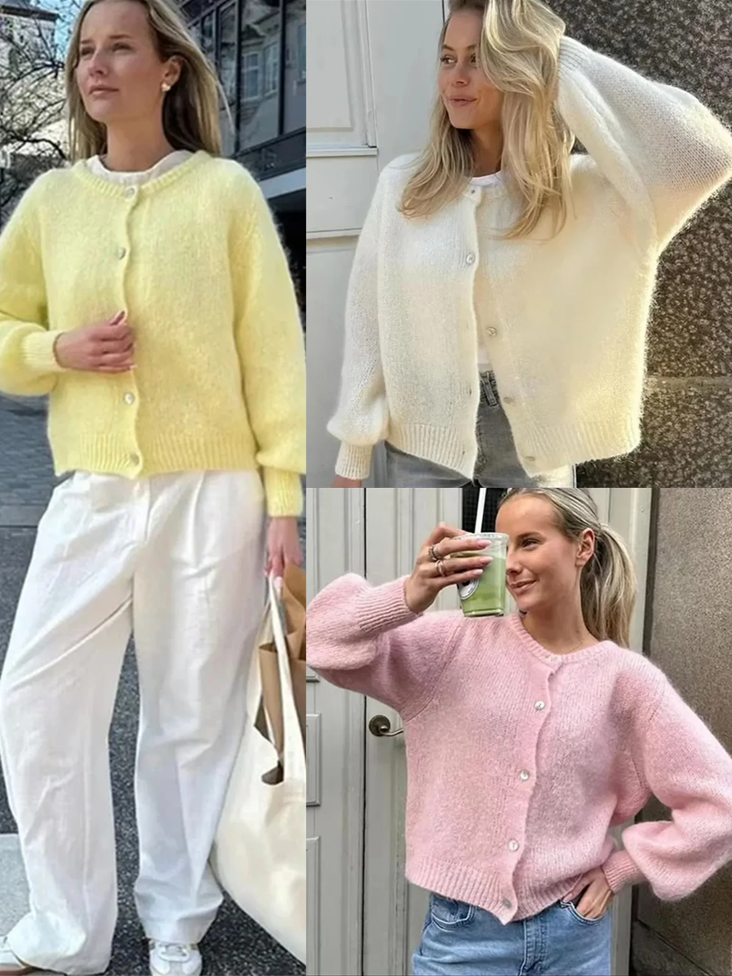 Faionable Cr Yellow Knitted Sweater round Ne Long Sve Women's Sle Simple Ele Autumn New Arrival French Sle
Faionable Cr Yellow Knitted Sweater round Ne Long Sve Women's Sle Simple Ele Autumn New Arrival French Sle