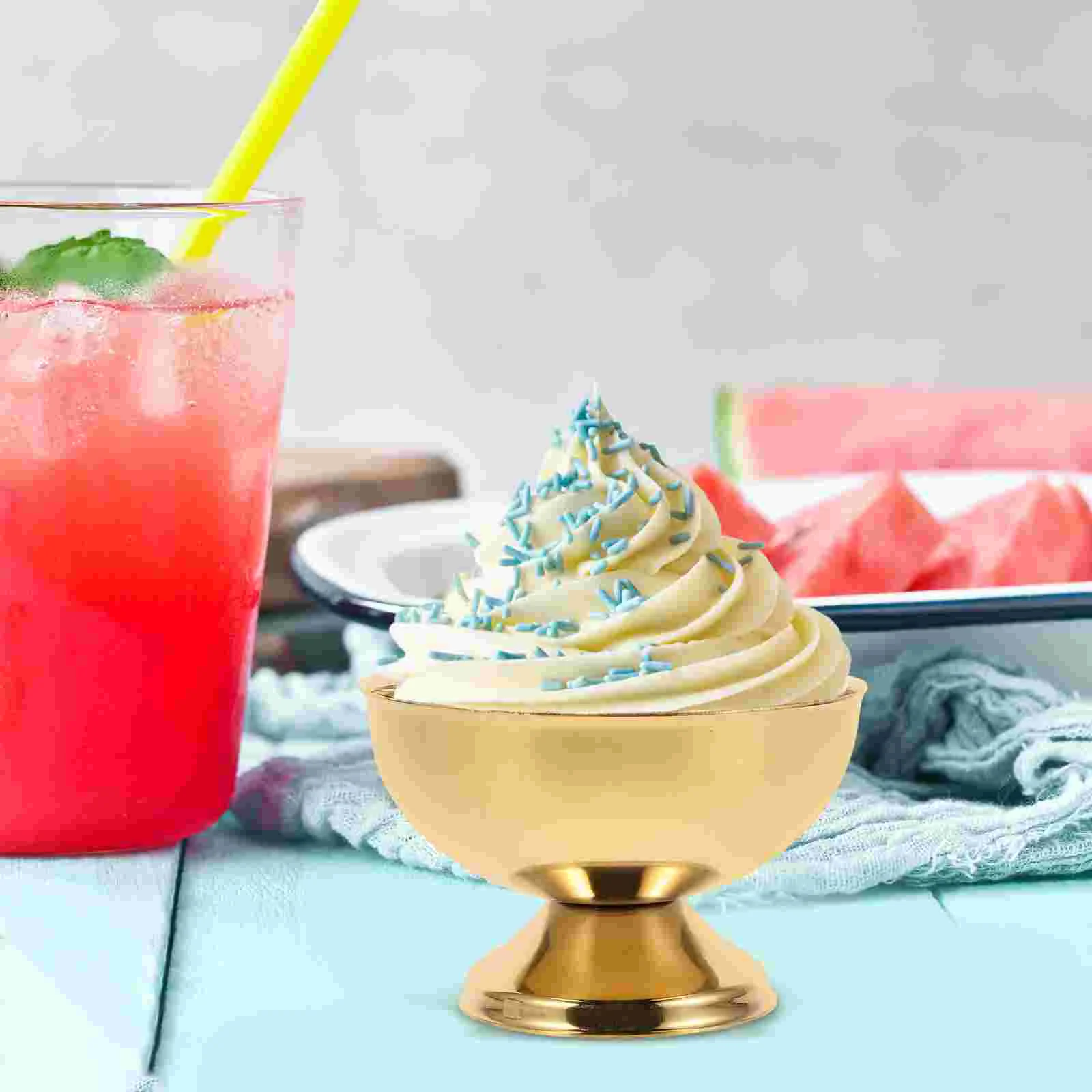 Thickened Stainless Steel Ice Cream Cup Footed Cups Dessert Bowl Salad Bowls Small Sundae Snack
Thickened Stainless Steel Ice Cream Cup Footed Cups Dessert Bowl Salad Bowls Small Sundae Snack