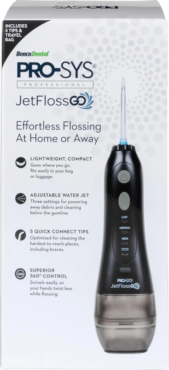 Cordless Water Flosser Rechargeable Portable Oral Irrigator with 3 Modes
Cordless Water Flosser Rechargeable Portable Oral Irrigator with 3 Modes