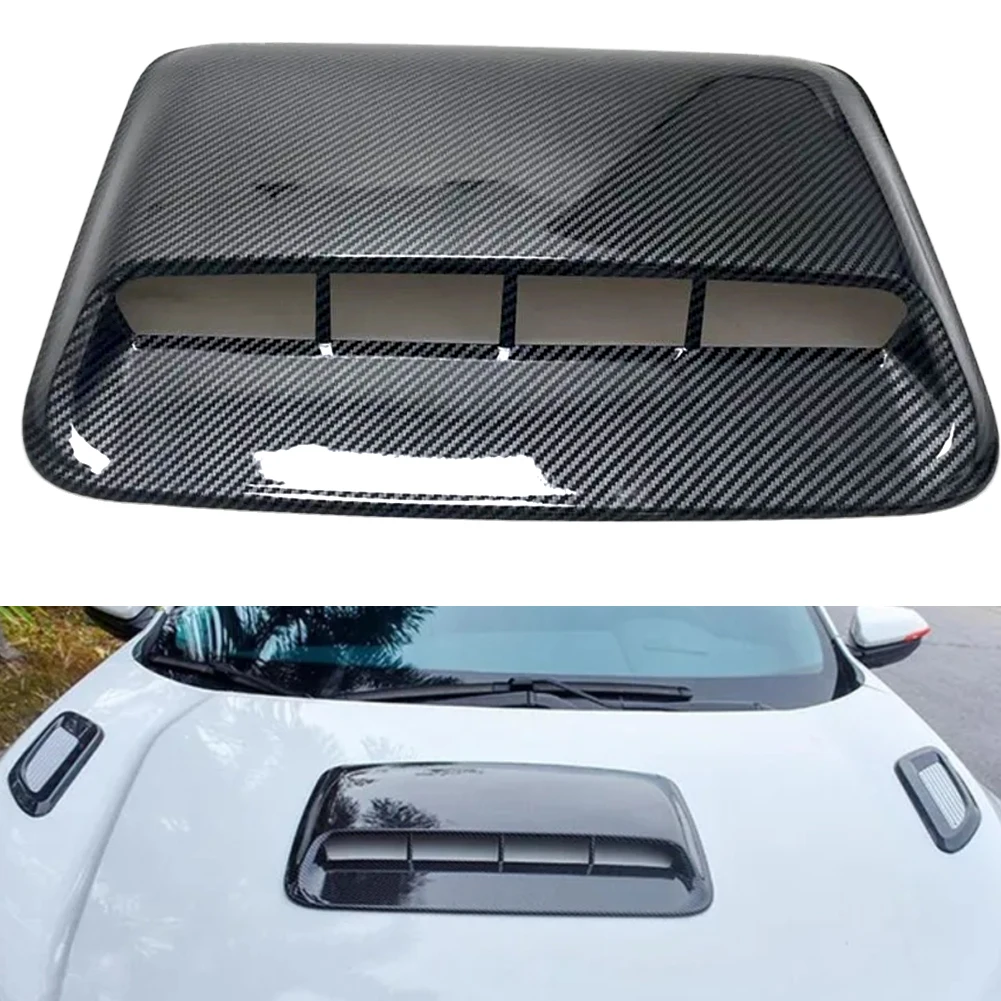 Universal Car Carbon Fiber Style Air Flow Intake Hood Scoop Vent Bonnet Decorative Cover Moulding Decal Decor Trim ABS Plastic
Universal Car Carbon Fiber Style Air Flow Intake Hood Scoop Vent Bonnet Decorative Cover Moulding Decal Decor Trim ABS Plastic