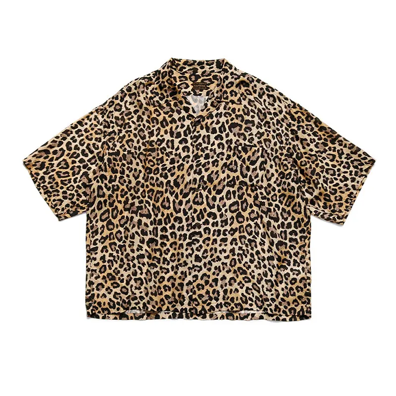 KAPITAL21SS Casual Loose Cuban Collar Short Sleeve Leopard Print Hawaii Floral Shirt Polyester Fiber Youth Daily Wear Summer
KAPITAL21SS Casual Loose Cuban Collar Short Sleeve Leopard Print Hawaii Floral Shirt Polyester Fiber Youth Daily Wear Summer