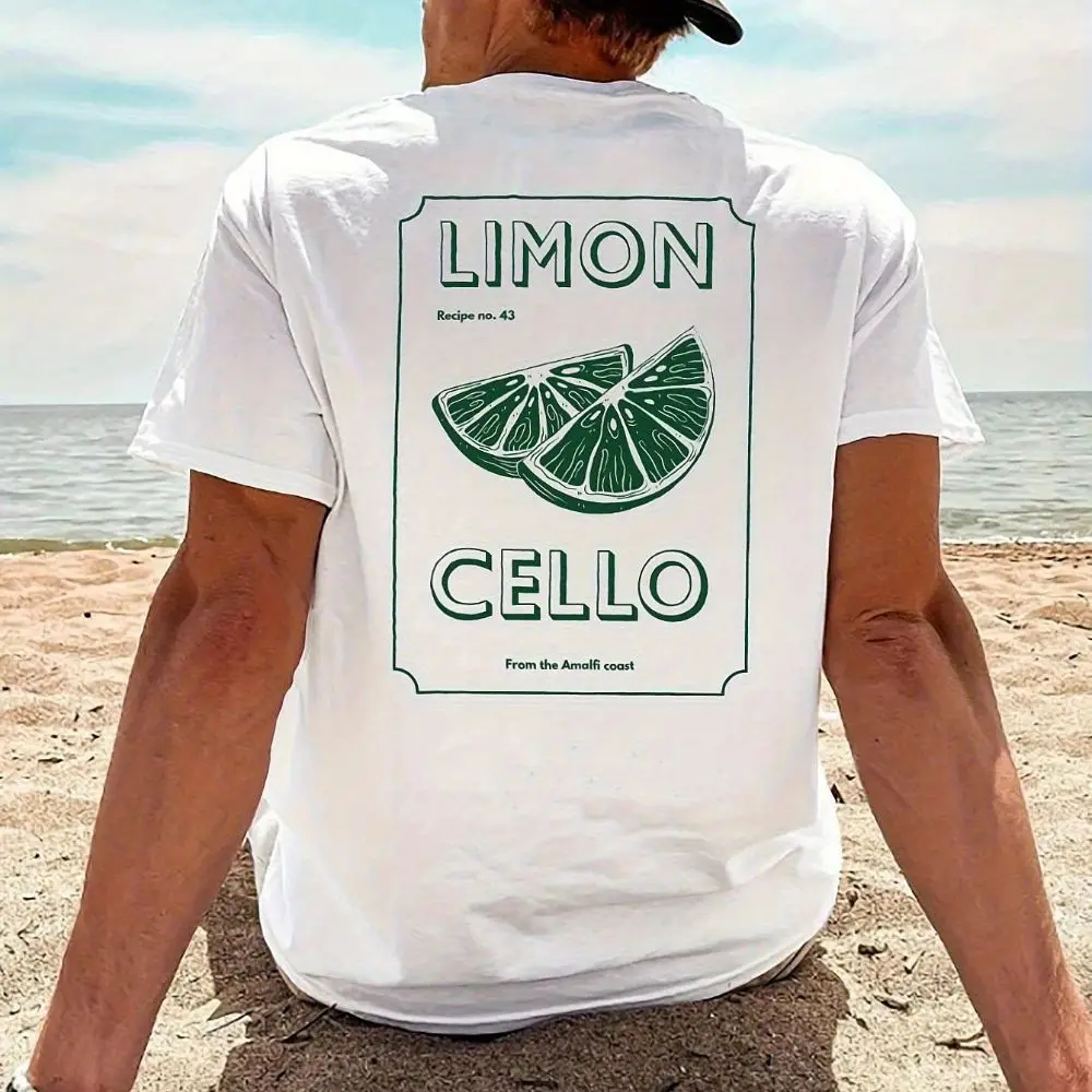 2025 Summer Men's Loose Printed Short-sleeved T-shirt Cotton Material Men's Top Soft Comfortable And Casual Holiday Wear
2025 Summer Men's Loose Printed Short-sleeved T-shirt Cotton Material Men's Top Soft Comfortable And Casual Holiday Wear