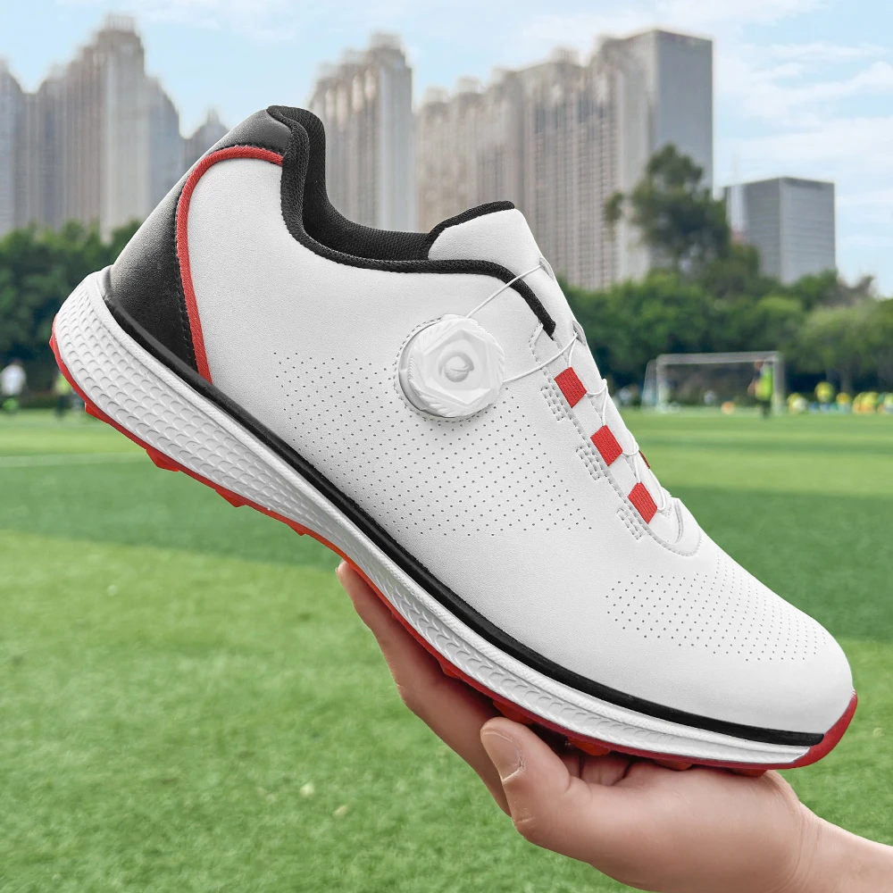 Men Spikeless Golf Sneakers With BOA Dial Rotating Buckle Lightweight Microfiber Wear Resistant Casual Outdoor Golf Footwear
Men Spikeless Golf Sneakers With BOA Dial Rotating Buckle Lightweight Microfiber Wear Resistant Casual Outdoor Golf Footwear