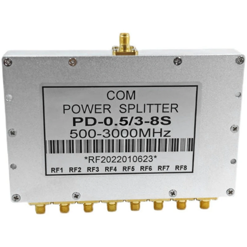 1 Piece 8 Way SMA Power Splitter SMA Female Power Divider Signal Cable Splitter Female Divider Distributor
1 Piece 8 Way SMA Power Splitter SMA Female Power Divider Signal Cable Splitter Female Divider Distributor