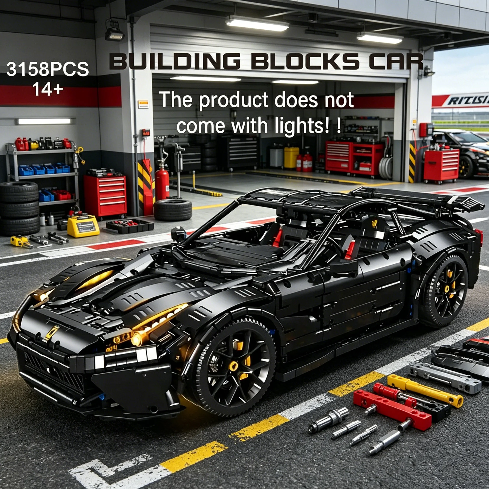 3097PCS Black Super Sprots Car Building Blocks City Racing Car Model Bricks Desktop Ornaments Educational toys Holiday Gifts
3097PCS Black Super Sprots Car Building Blocks City Racing Car Model Bricks Desktop Ornaments Educational toys Holiday Gifts