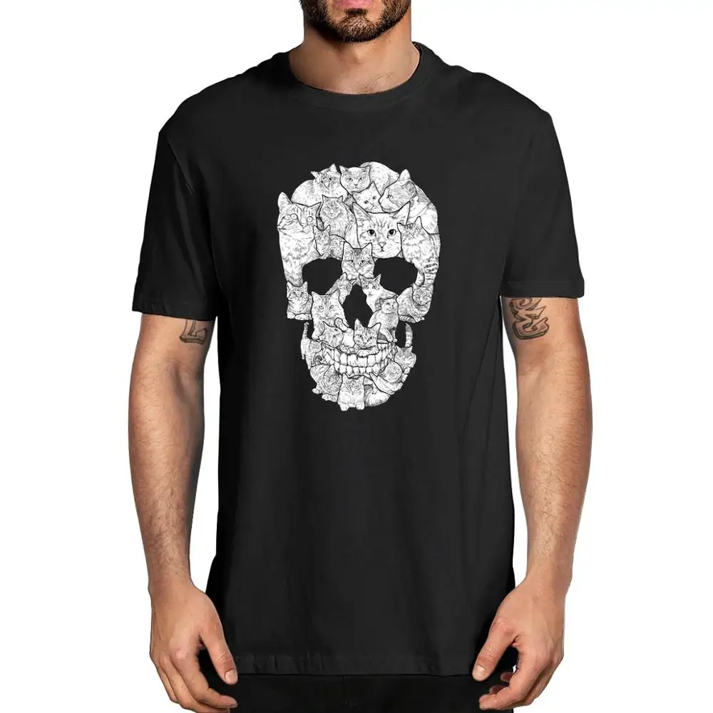 2020 New Summer Fashion Cat Skull Design Horror Skull TShirt Halloween Terror Funny Men's Neck 100% Cotton T-Shirt women top tee
2020 New Summer Fashion Cat Skull Design Horror Skull TShirt Halloween Terror Funny Men's Neck 100% Cotton T-Shirt women top tee