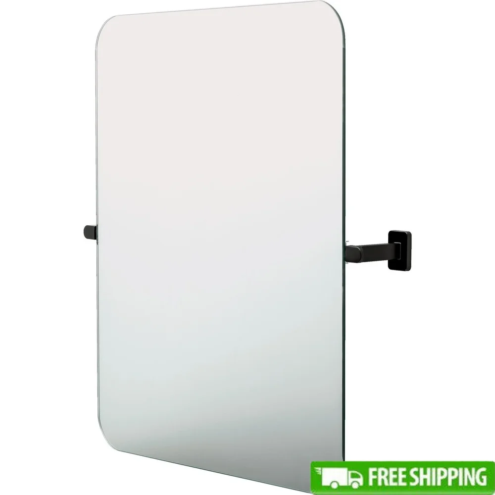 Матовое черное закругленное квадратное зеркало для туалетного столика для ванной комнаты, прочный современный дизайн, в комплект входит подвесная фурнитура, стильное обновление для ванной комнаты
Матовое черное закругленное квадратное зеркало для туалетного столика для ванной комнаты, прочный современный дизайн, в комплект входит подвесная фурнитура, стильное обновление для ванной комнаты