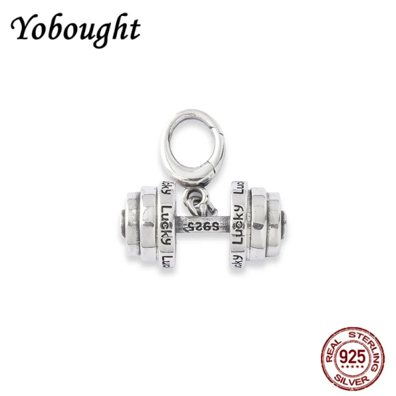 S925 Sterling Silver Personalized Dumbbell Pendant Suitable For Women's Creative And Fashionable Jewelry
S925 Sterling Silver Personalized Dumbbell Pendant Suitable For Women's Creative And Fashionable Jewelry