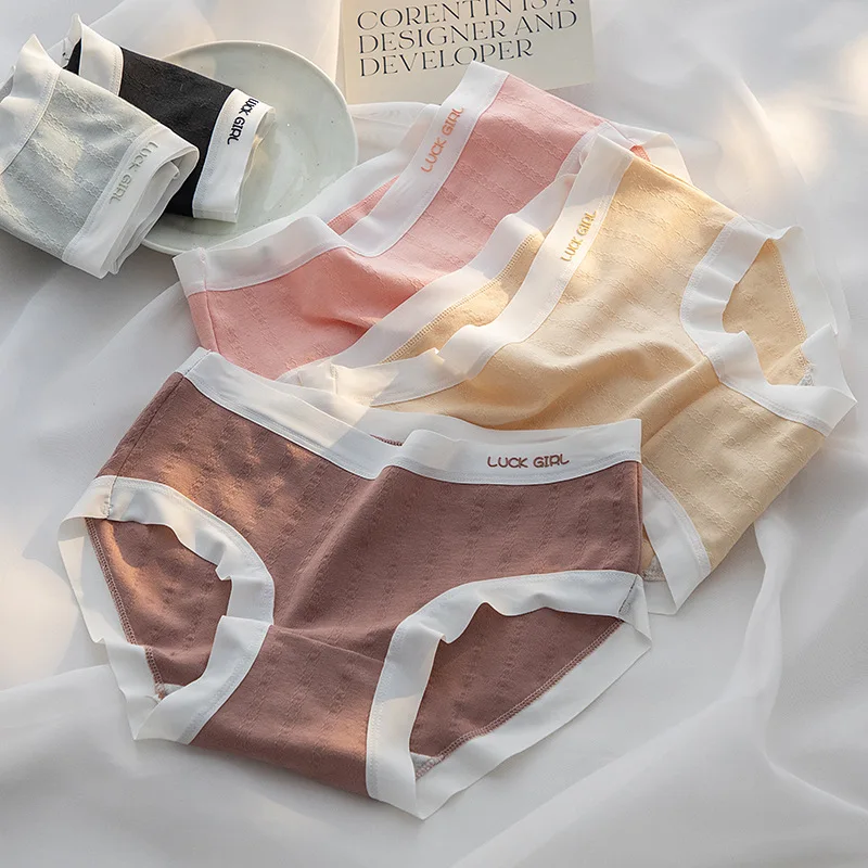 Women's Cotton Underwear Panty Cute Girls' Comfort Briefs Med Waist Seamless Soft Underpants Sexy Lace Panties Female Lingerie
Women's Cotton Underwear Panty Cute Girls' Comfort Briefs Med Waist Seamless Soft Underpants Sexy Lace Panties Female Lingerie