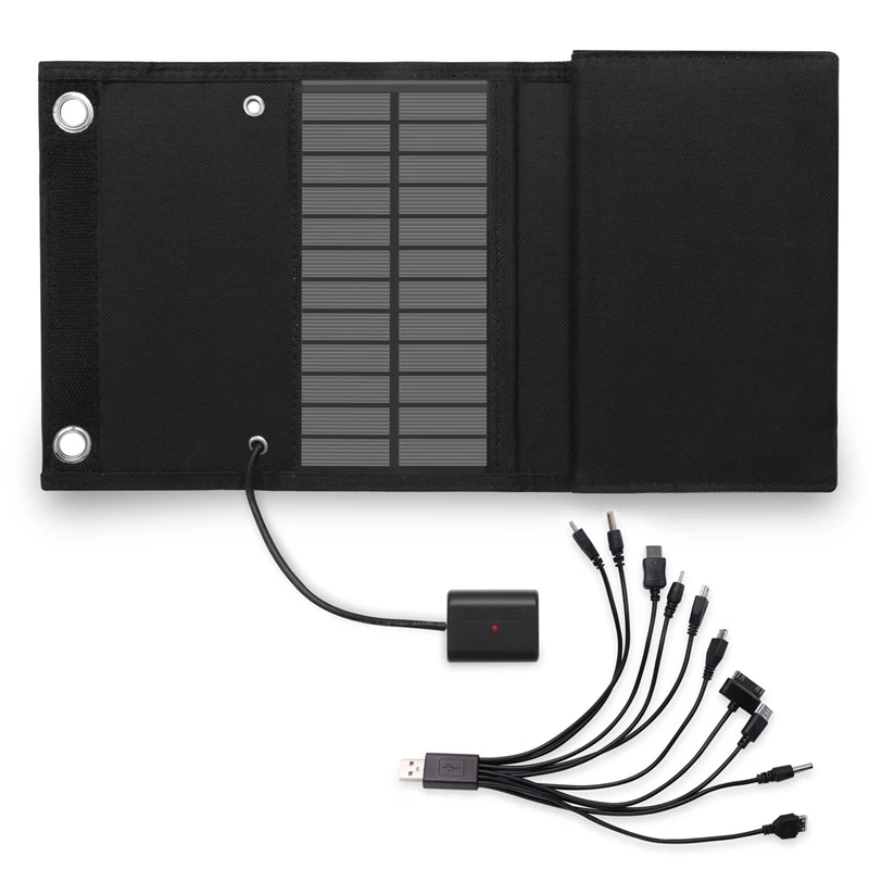 12W Foldable USB Solar Panel Solar Cell Portable Folding Waterproof Solar Panel Charger For Mobile Phone Camping Hiking-AT81
12W Foldable USB Solar Panel Solar Cell Portable Folding Waterproof Solar Panel Charger For Mobile Phone Camping Hiking-AT81